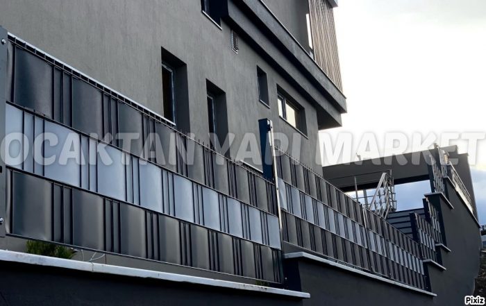 Antrasit Double Panel Takım - Yükseklik 100 cm - Görsel 4